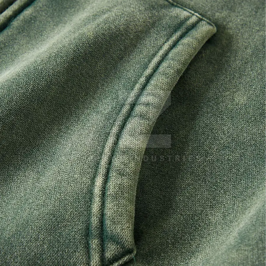 2025 Online Sale High Quality Men Acid Wash Hoodies 100% Cotton Custom Logo Casual Winter — Zefal Industries product photograph 4 of 6
