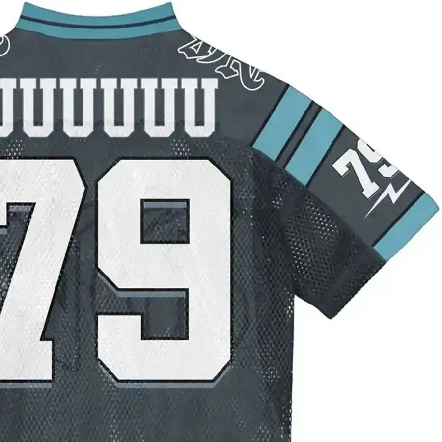 Professional American Football Jersey for Men Customizable Team Brand Name Anti-Bacterial 100% Polyester Comfortable Quick Dry — Zefal Industries product photograph 5 of 6