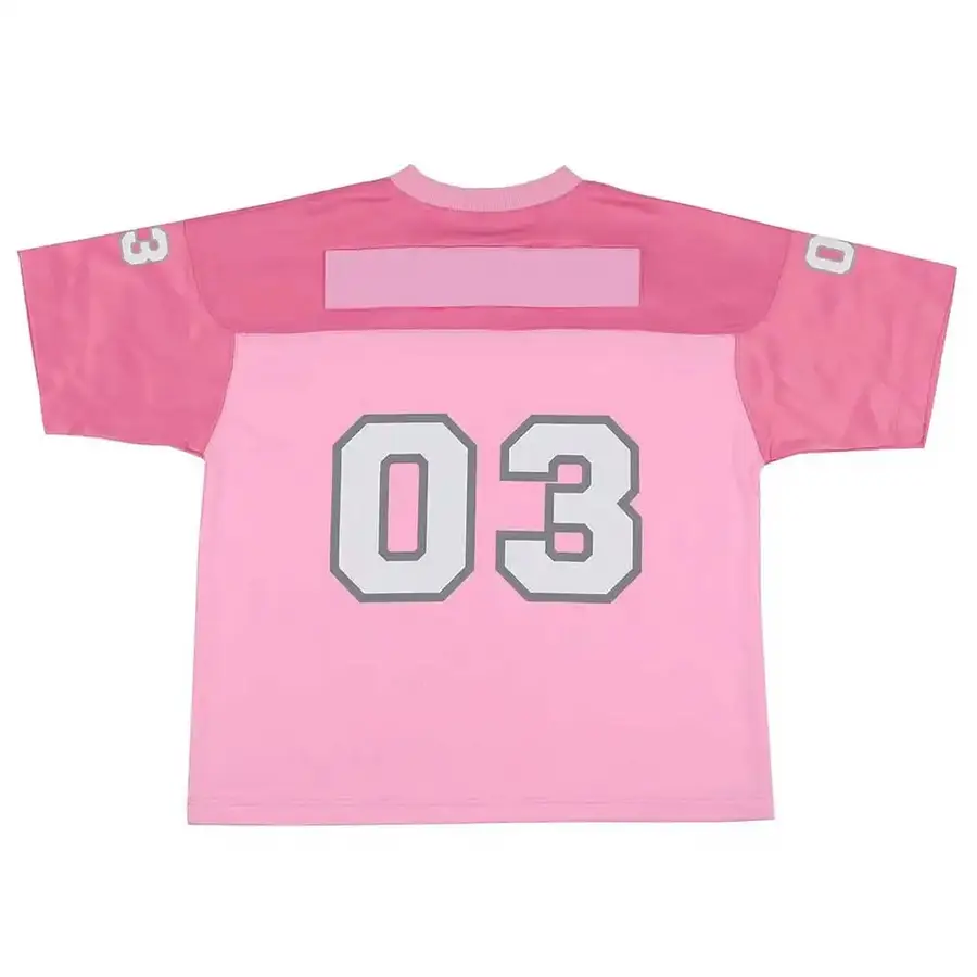 Promotion Winter Breathable Polyester Sports Apparel Full Sleeve Plus Size Men's Regular Fit American Football Jersey Front — Zefal Industries product photograph 3 of 6