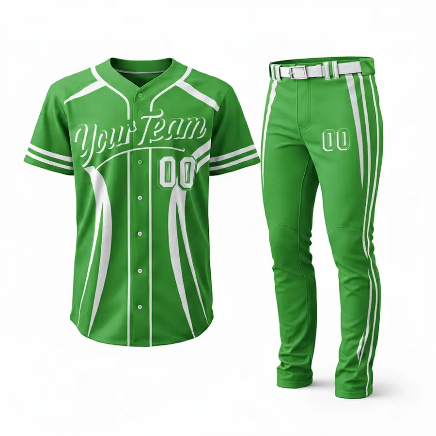 Custom Colors Base Ball Set High Quality Men Wholesale Sportswear Breathable Quick Dry 100% Polyester Anti-Bacterial Winter — Zefal Industries product photograph 1 of 6