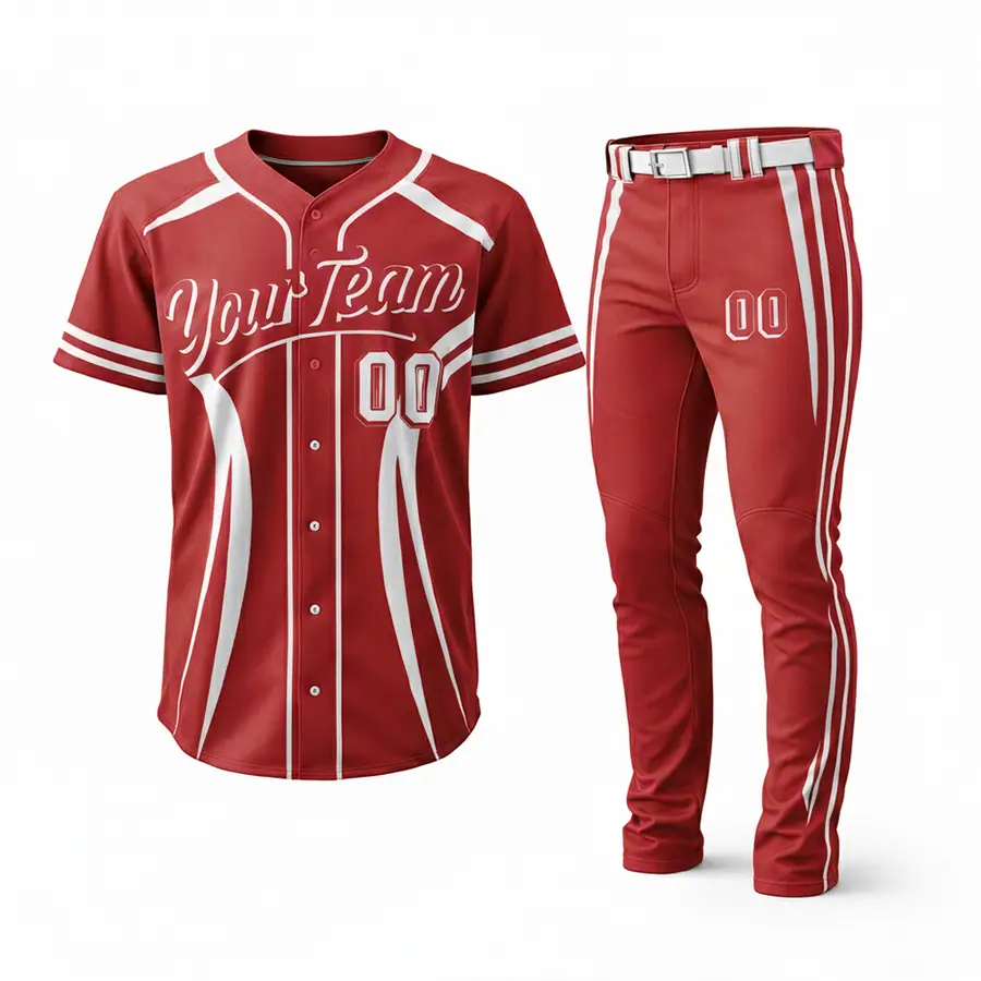 Custom Colors Base Ball Set High Quality Men Wholesale Sportswear Breathable Quick Dry 100% Polyester Anti-Bacterial Winter — Zefal Industries product photograph 4 of 6