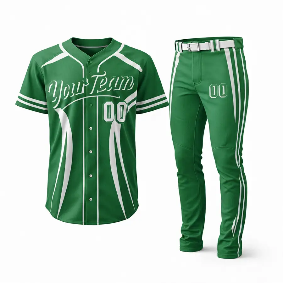 Custom Colors Base Ball Set High Quality Men Wholesale Sportswear Breathable Quick Dry 100% Polyester Anti-Bacterial Winter — Zefal Industries product photograph 6 of 6