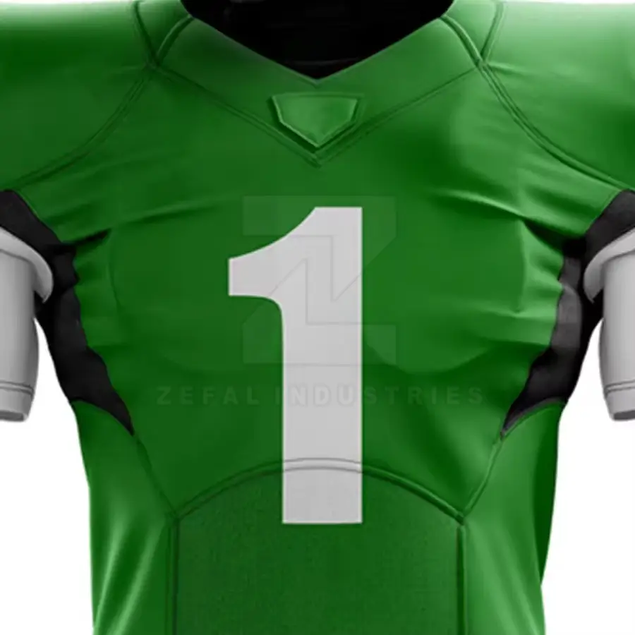 Wholesale Premium Quality Printed Breathable Short Sleeve American Football Uniform Best Selling — Zefal Industries product photograph 4 of 6
