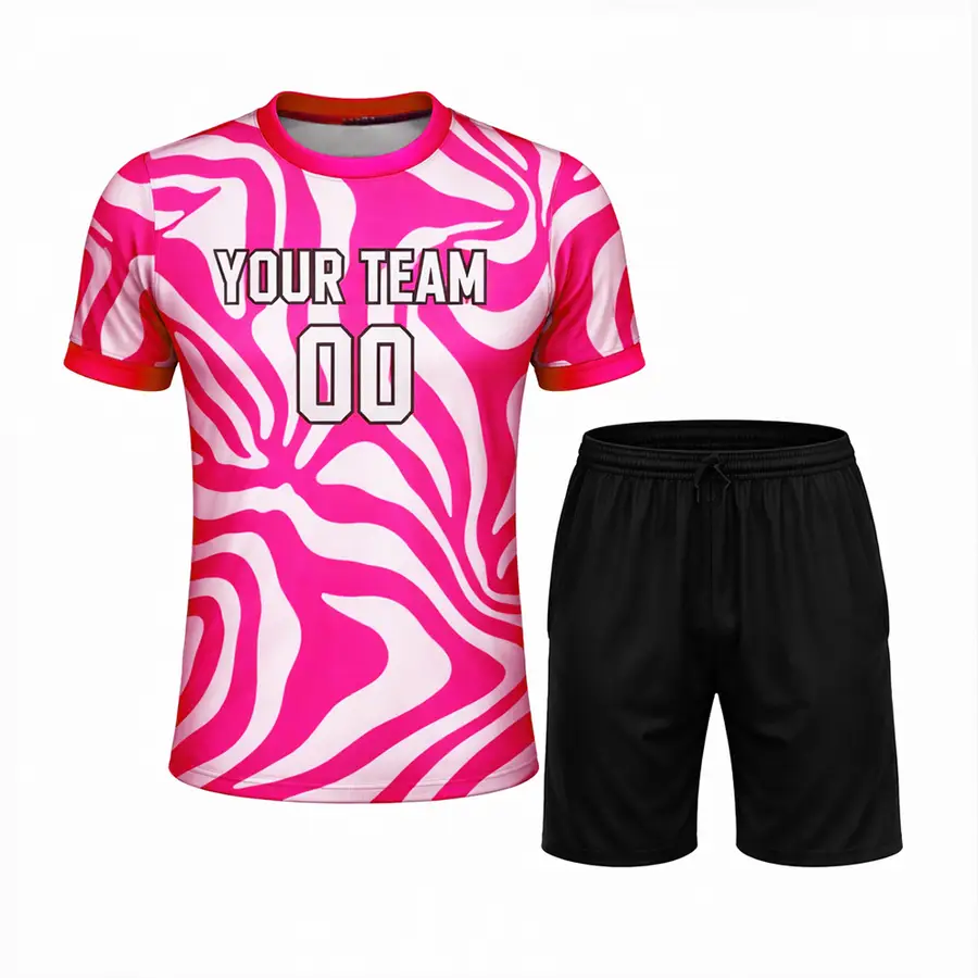 Men's Team Tennis Jersey and Shorts-100% Polyester Anti-Bacterial Customizable Winter Full Sleeve Regular Fit Sports Wear — Zefal Industries product photograph 4 of 6
