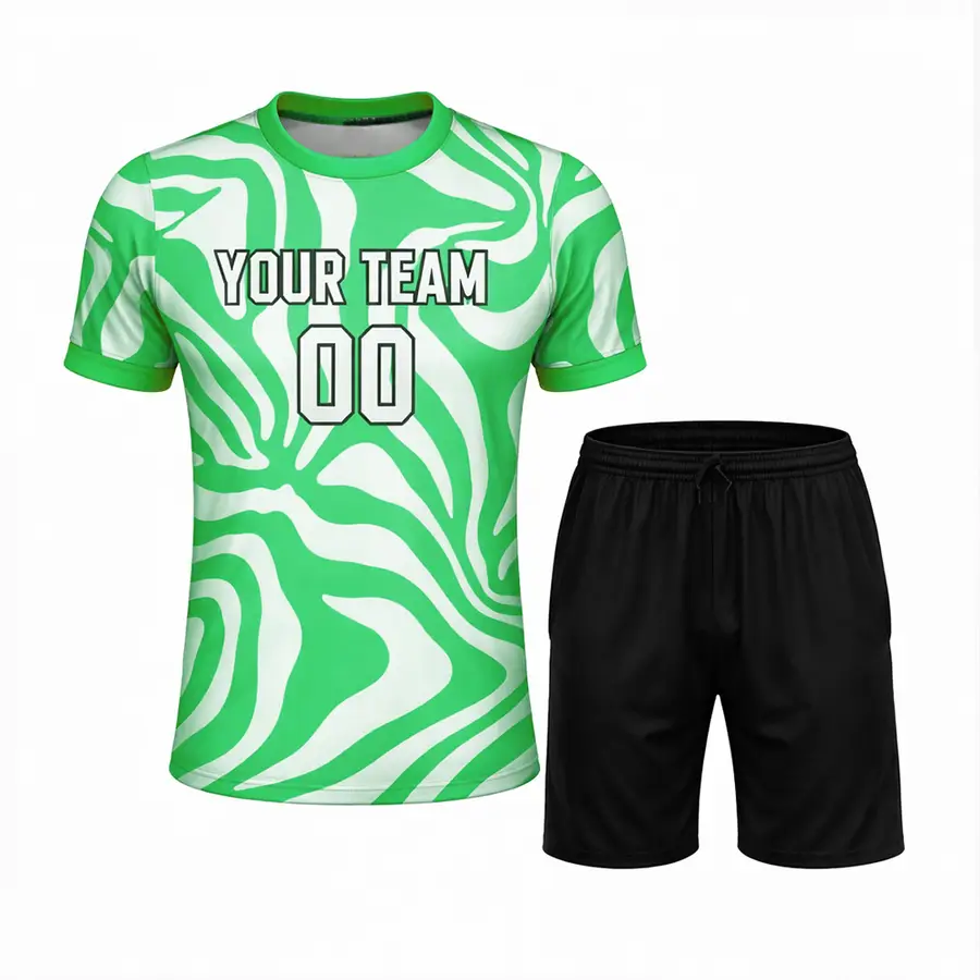 Men's Team Tennis Jersey and Shorts-100% Polyester Anti-Bacterial Customizable Winter Full Sleeve Regular Fit Sports Wear — Zefal Industries product photograph 6 of 6