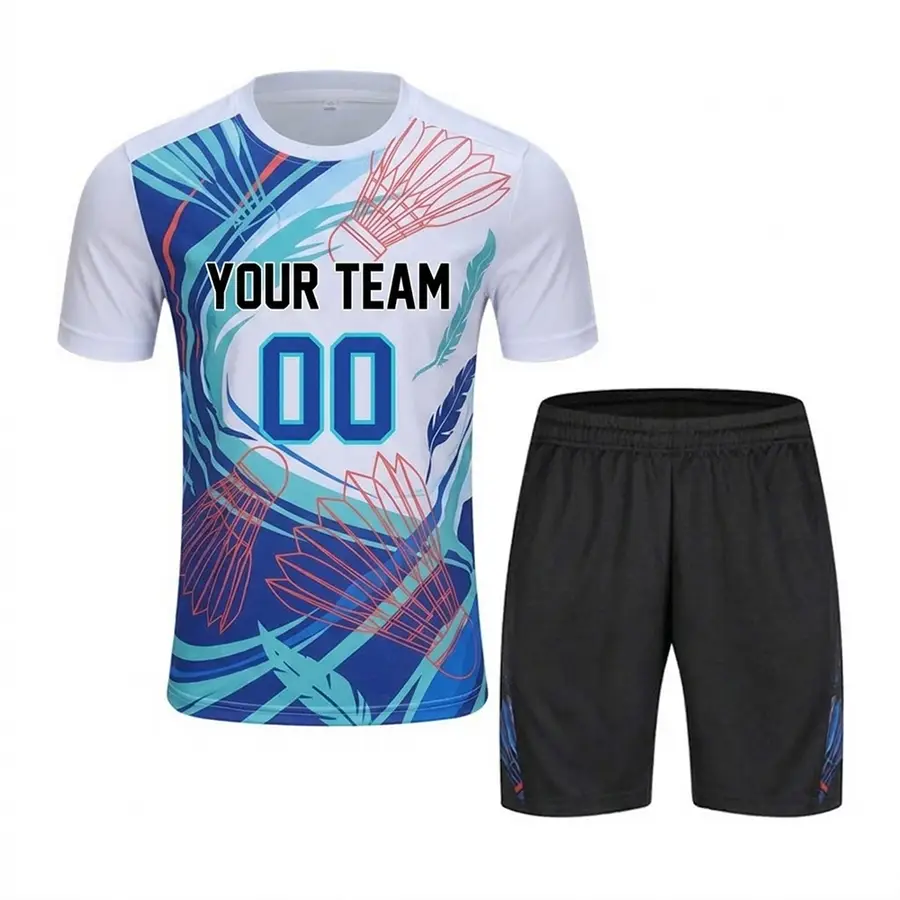 High Quality Customised Men's Anti-Bacterial 100% Polyester Winter Tennis Wear with Digital Print for Sale — Zefal Industries product photograph 1 of 6