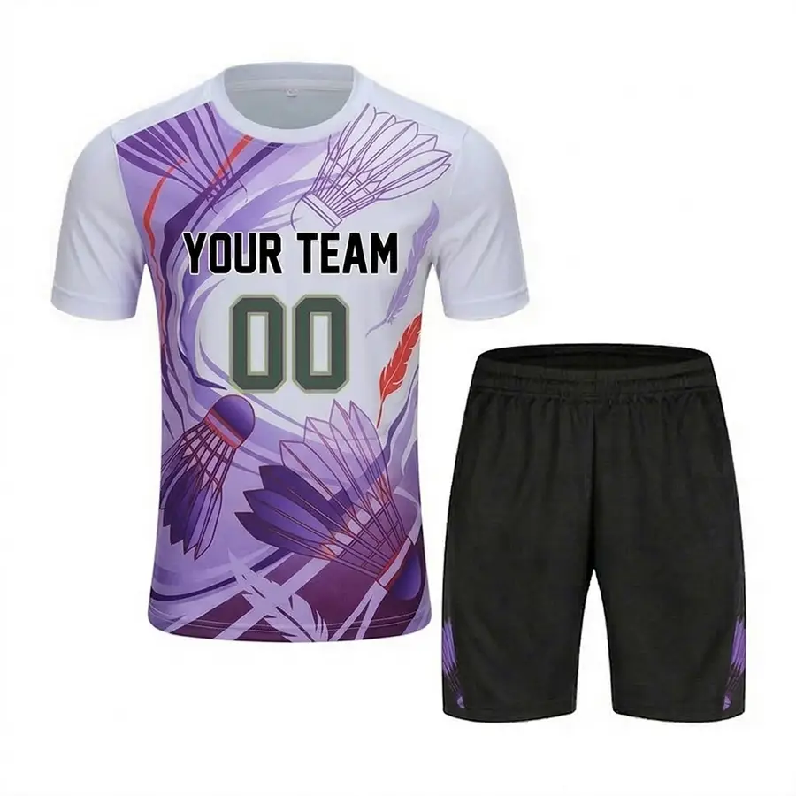 High Quality Customised Men's Anti-Bacterial 100% Polyester Winter Tennis Wear with Digital Print for Sale — Zefal Industries product photograph 5 of 6
