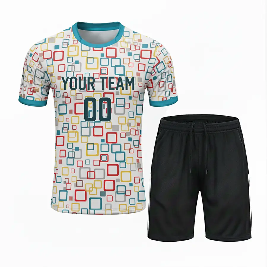 High Quality Custom Unisex Table Tennis Wear Breathable Short Sublimated Printing Eco-Friendly Anti-Bacterial 100% Adults — Zefal Industries product photograph 2 of 6