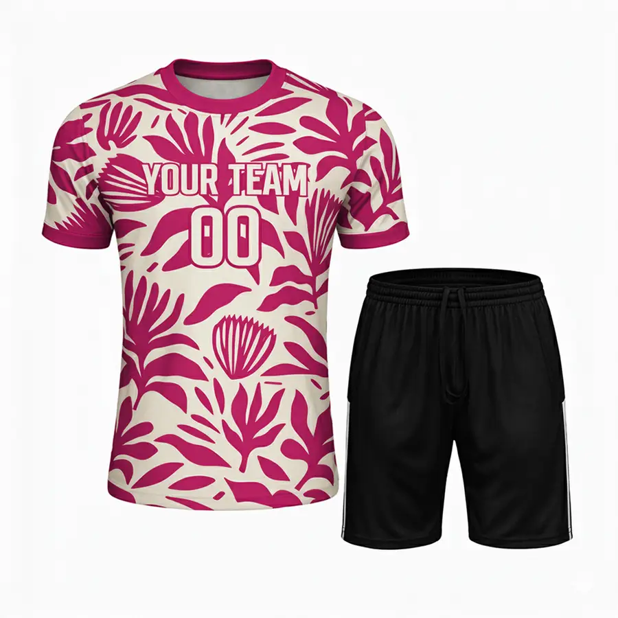 Men's Adults Tennis Jersey and Shorts Team Kit-Anti-Bacterial 100% Polyester Winter Sports Wear Customizable — Zefal Industries product photograph 2 of 6