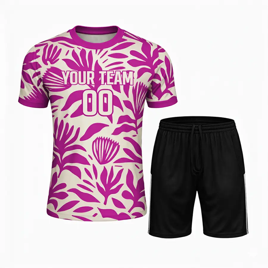 Men's Adults Tennis Jersey and Shorts Team Kit-Anti-Bacterial 100% Polyester Winter Sports Wear Customizable — Zefal Industries product photograph 3 of 6