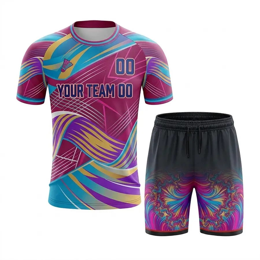 Custom Men's & Women's Tennis Team Anti-Bacterial 100% Polyester Winter Sports Wear Suit with Customized Logo & Colors — Zefal Industries product photograph 4 of 6