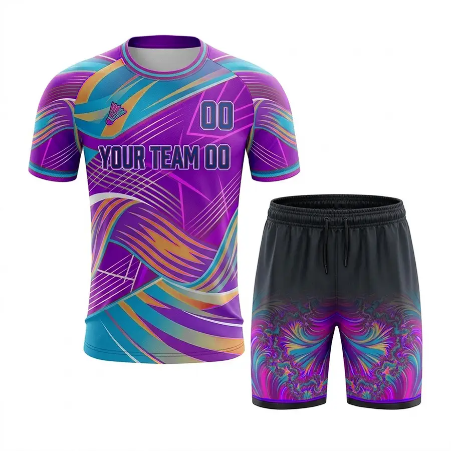 Custom Men's & Women's Tennis Team Anti-Bacterial 100% Polyester Winter Sports Wear Suit with Customized Logo & Colors — Zefal Industries product photograph 5 of 6