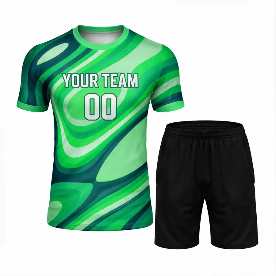 Custom Adults Sports Men Table Tennis T-Shirts Shorts Sublimated Polyester Breathable Anti-Bacterial Winter Wear Custom Brand — Zefal Industries product photograph 3 of 6