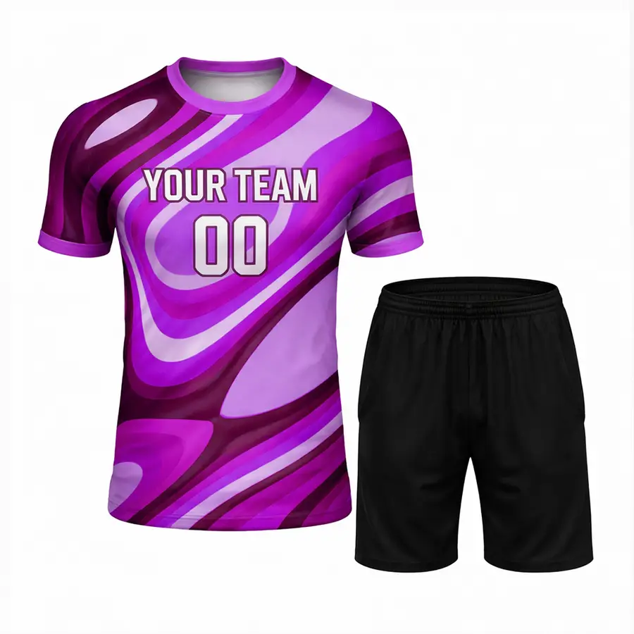 Custom Adults Sports Men Table Tennis T-Shirts Shorts Sublimated Polyester Breathable Anti-Bacterial Winter Wear Custom Brand — Zefal Industries product photograph 5 of 6
