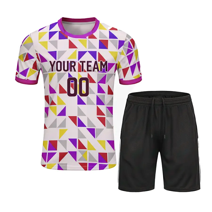 Customized Digital Print Anti-Bacterial Winter Men Clothing Quick Dry Breathable Tennis Shirt Sets — Zefal Industries product photograph 3 of 6