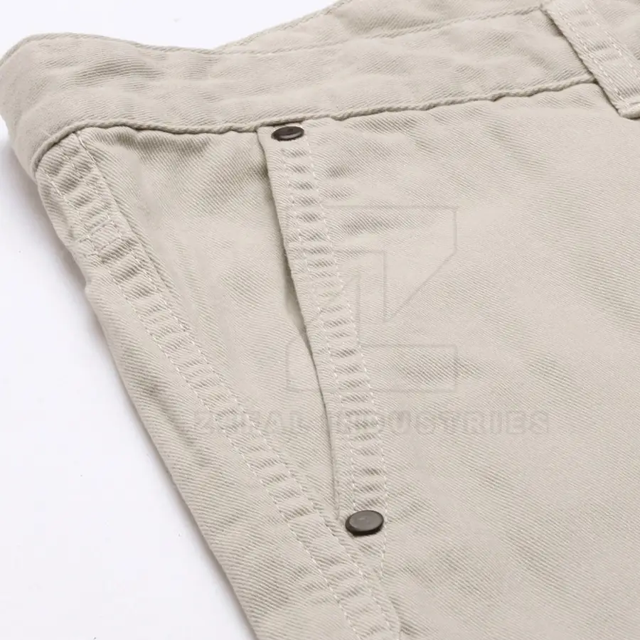 Fashionable Custom Men's Cargo Pants High Quality Comfortable Casual Straight Dark Mid Rise 100% Cotton Breathable Quick Dry — Zefal Industries product photograph 4 of 6