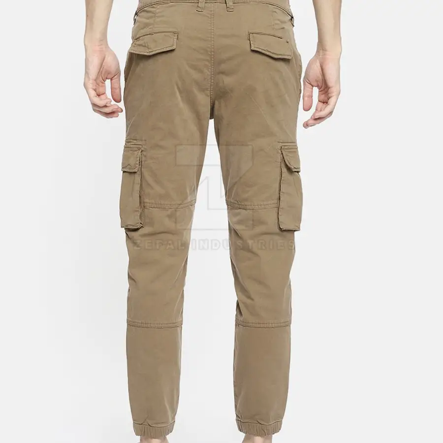 Outdoor Use Customized Logo Straight Dark Lightweight Casual Cargo Pants for Men 100% Cotton Eco-Friendly Low Price New Arrival — Zefal Industries product photograph 2 of 6