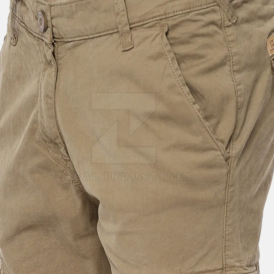 Outdoor Use Customized Logo Straight Dark Lightweight Casual Cargo Pants for Men 100% Cotton Eco-Friendly Low Price New Arrival — Zefal Industries product photograph 5 of 6