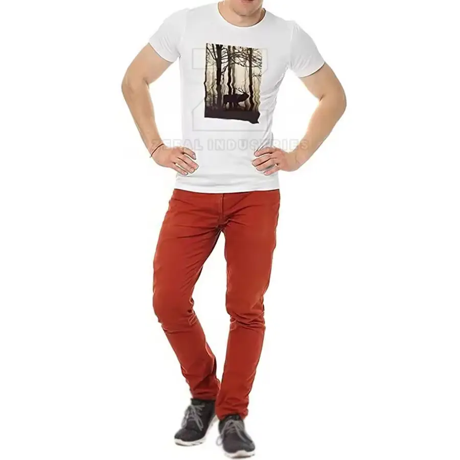 100% Cotton DTG/DTF Printed T-Shirts-Factory Direct Sale Online Sale Quick Dry & Breathable — Zefal Industries product photograph 5 of 6
