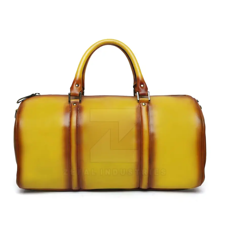 High Quality Leather Lightweight Eco-Friendly Duffle Bag Backpack Zipper Closure Customized Logo Large Capacity Gym Sports — real Zefal Industries product photograph