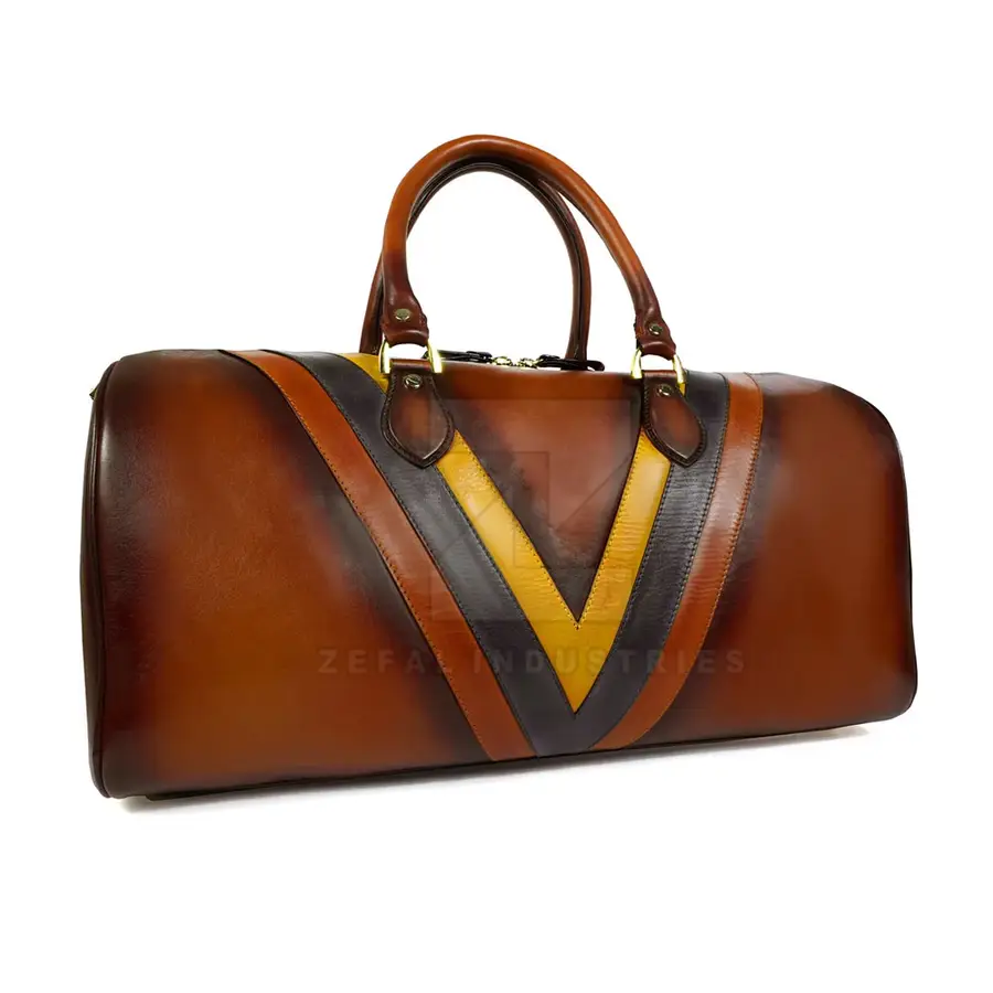 Waterproof Dry Leather Duffle Bags Zipper Casual Eco-Friendly Lightweight Outdoor Travel High Quality Customized Colors — Zefal Industries product photograph 3 of 6