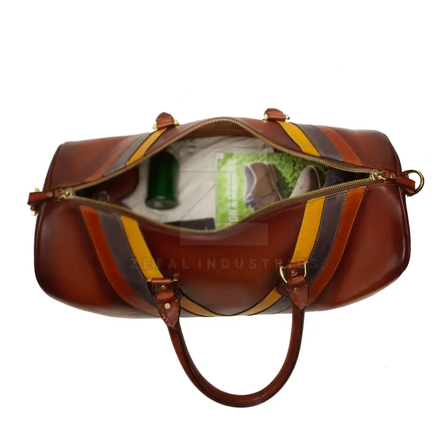 Waterproof Dry Leather Duffle Bags Zipper Casual Eco-Friendly Lightweight Outdoor Travel High Quality Customized Colors — Zefal Industries product photograph 5 of 6