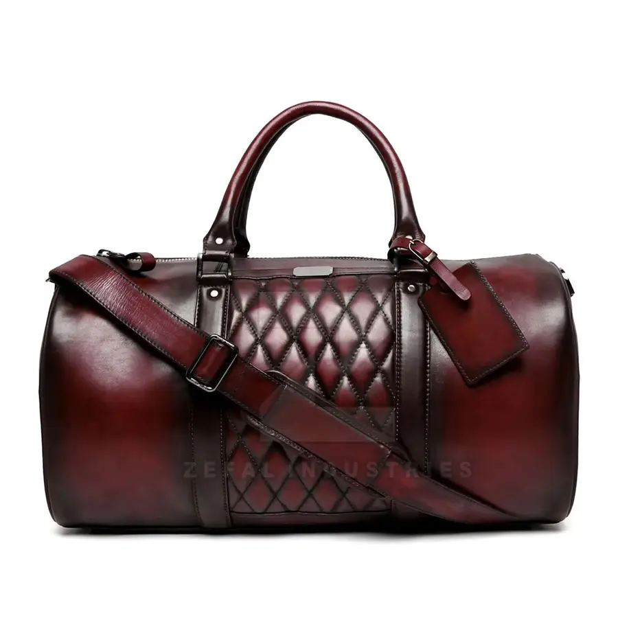 Factory Cheap Price Eco-Friendly Lightweight Leather Casual Duffle Travel Bags Zipper Closure Customized Colors Logo High — Zefal Industries product photograph 1 of 6