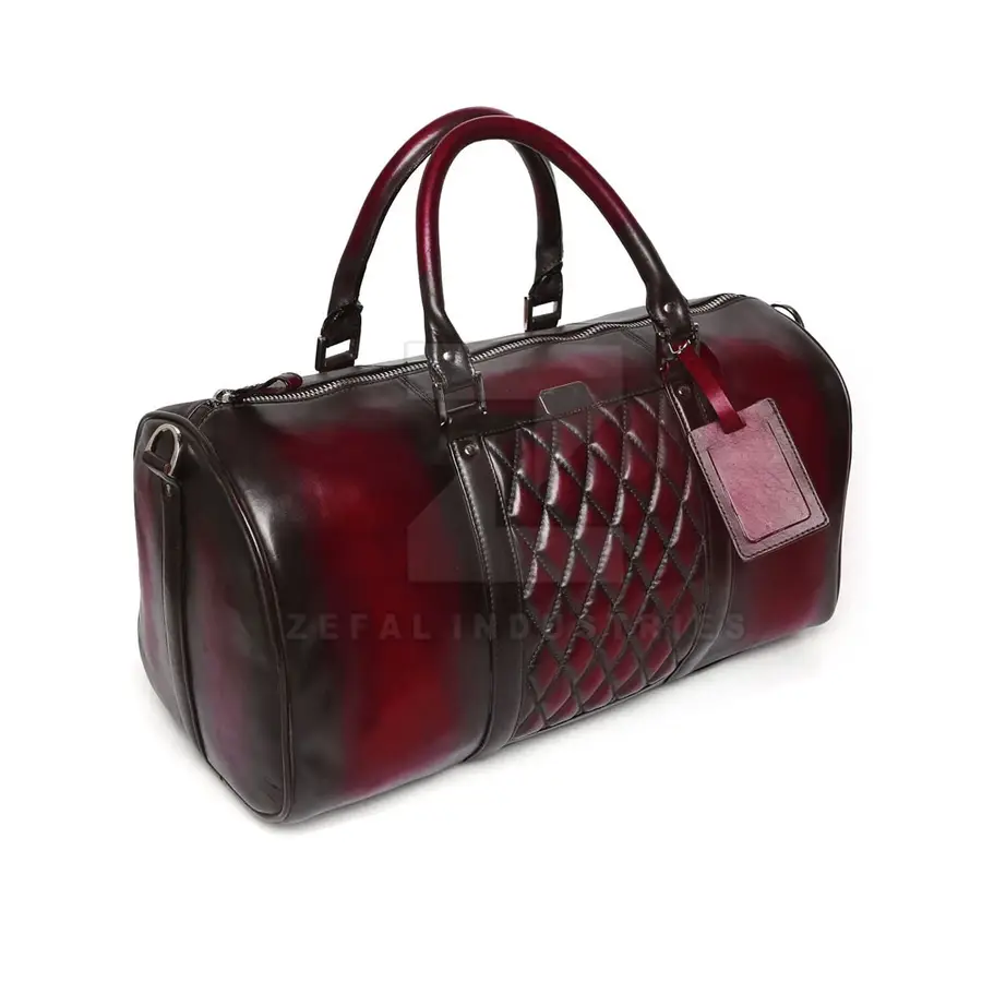 Factory Cheap Price Eco-Friendly Lightweight Leather Casual Duffle Travel Bags Zipper Closure Customized Colors Logo High — Zefal Industries product photograph 3 of 6