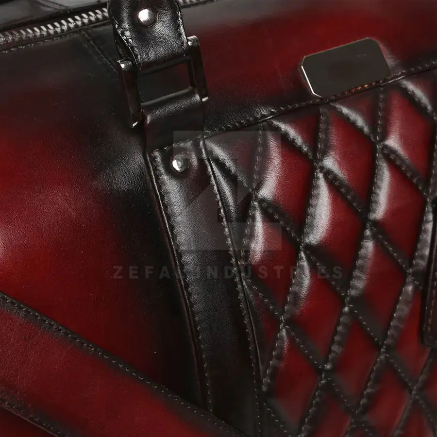 Factory Cheap Price Eco-Friendly Lightweight Leather Casual Duffle Travel Bags Zipper Closure Customized Colors Logo High — Zefal Industries product photograph 6 of 6