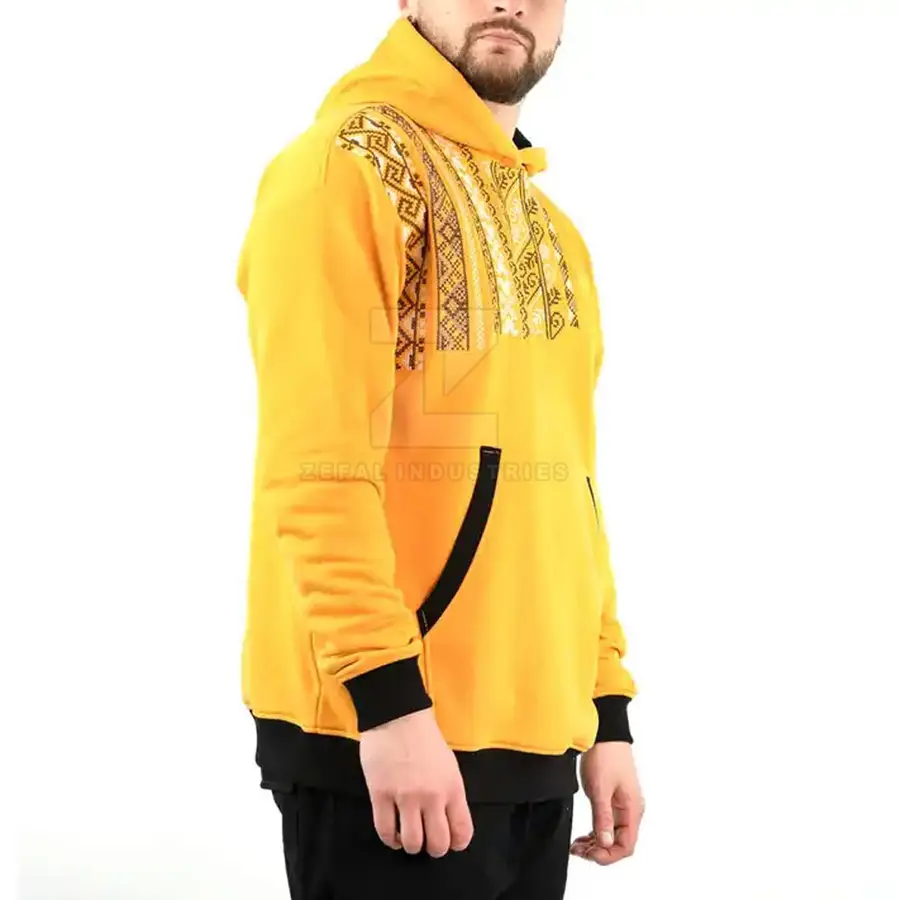 New Arrival Custom Basics 100% Cotton Solid Winter Fleece Embroidery Hoodies for Men High Quality Best Price — Zefal Industries product photograph 4 of 6