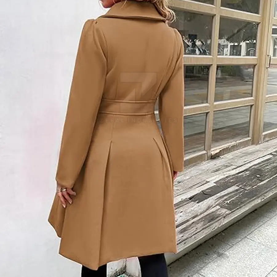 Most Popular Custom Women Casual Winter Long Coat Pakistan Made 100% Cotton Breathable Eco-Friendly High Quality Polyester — Zefal Industries product photograph 2 of 6