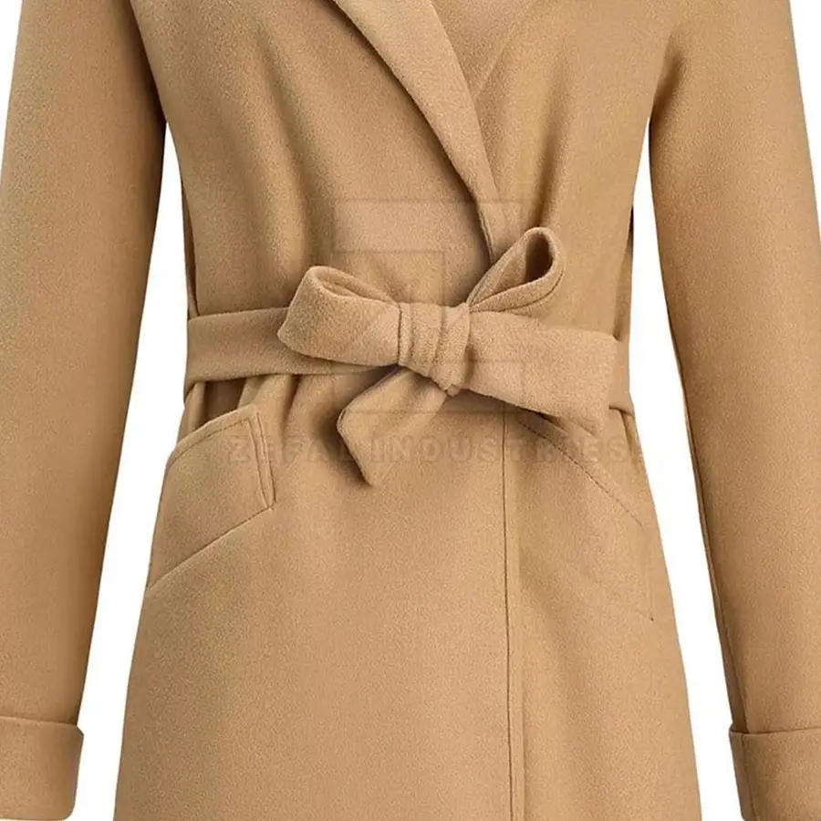 High Quality Latest Design Women's Long Winter Casual Coat Breathable Eco-Friendly 100% Cotton Filled Polyester Customizable — Zefal Industries product photograph 4 of 6