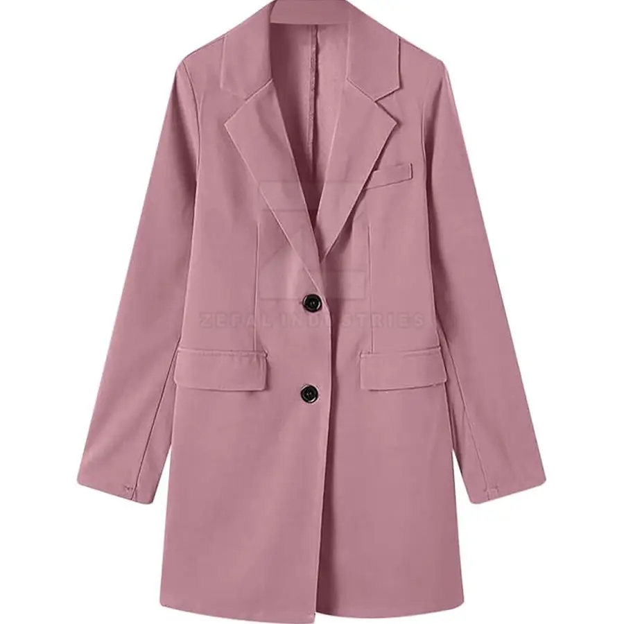 Pakistan Made Eco-Friendly High Quality Breathable Casual Winter Long Women's Coat 100% Cotton Polyester Lining Custom Sizes OEM — Zefal Industries product photograph 3 of 6