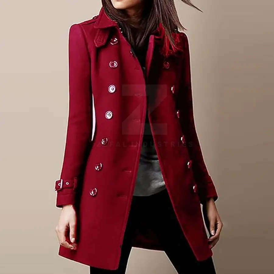 Professional Manufacturer Women Casual Long Winter Coat 100% Cotton Eco-Friendly Breathable Customized Colors High Polyester — Zefal Industries product photograph 3 of 6