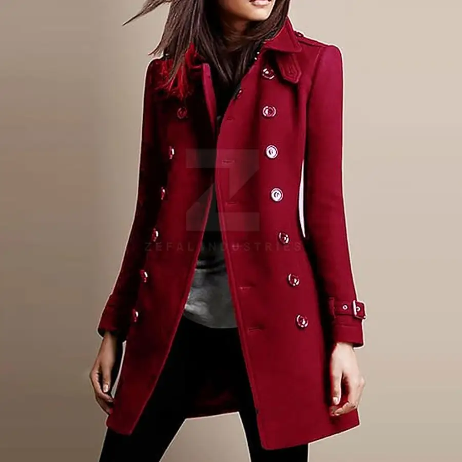 Professional Manufacturer Women Casual Long Winter Coat 100% Cotton Eco-Friendly Breathable Customized Colors High Polyester — Zefal Industries product photograph 4 of 6