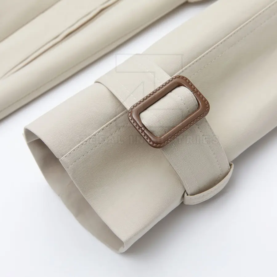 2025 Hot Selling Women's Winter Long Casual Trench Coat 100% Cotton Breathable Eco-Friendly High Quality Customizable Polyester — Zefal Industries product photograph 5 of 6