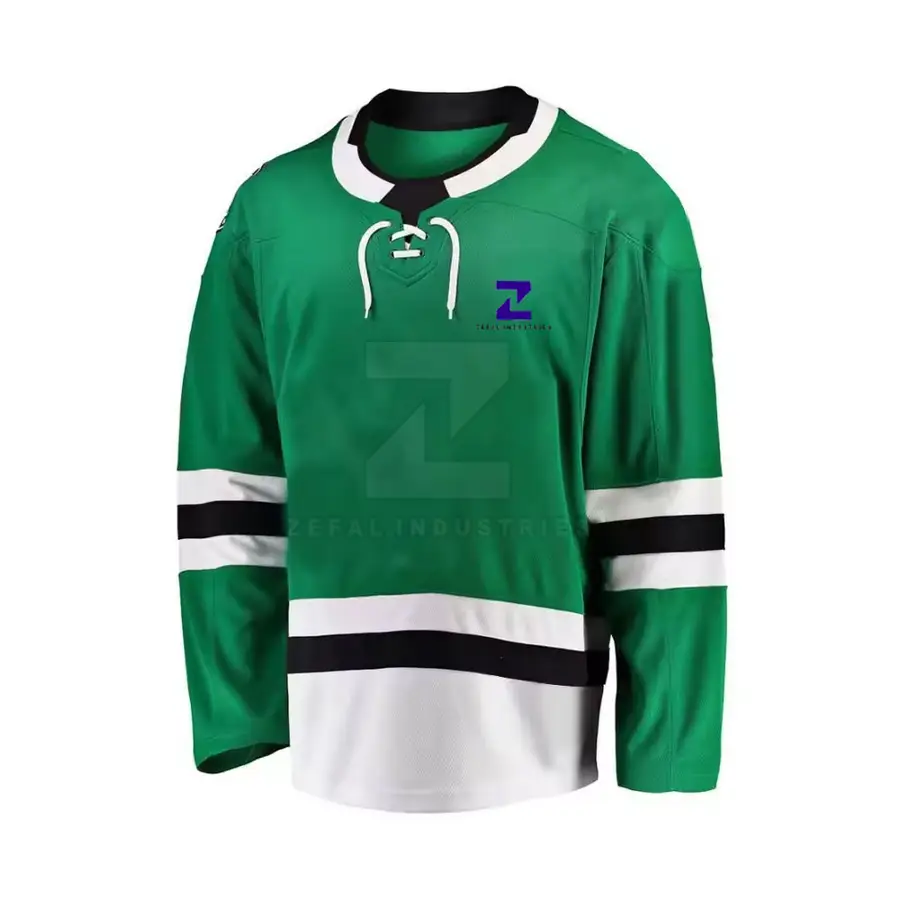 Pakistan Manufacturer Low MOQ Men's Ice Hockey Jersey-Breathable Eco-Friendly Quick Dry Customized Colors & Logo Plus Size — Zefal Industries product photograph 2 of 6