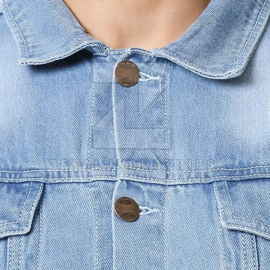 New Latest Fashionable Style Men's 100% Cotton Lightweight Breathable Eco-Friendly Jeans Jacket High Quality Custom Size Winter — Zefal Industries product photograph 5 of 6