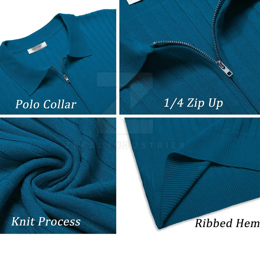 Slim Fit Men's Solid Eco-Friendly 100% Cotton Breathable Wholesale Knitted Short Sleeve Casual for Shirts Premium Quality — Zefal Industries product photograph 6 of 6