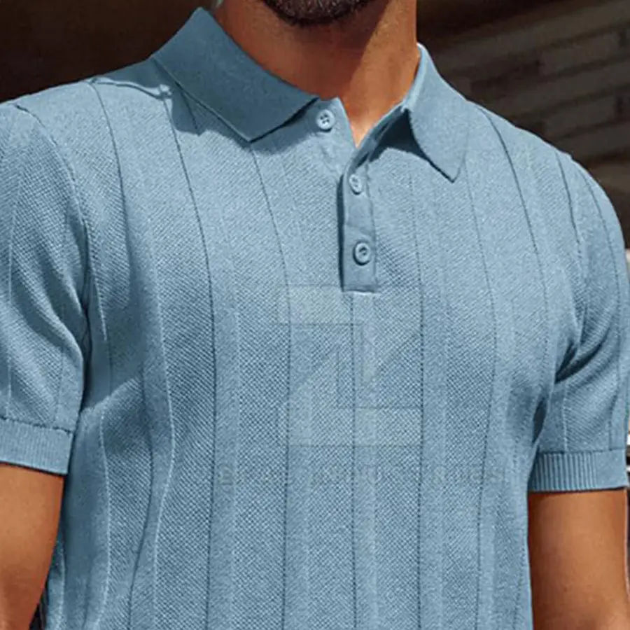 Wholesale Price Men Knitted for Shirts Solid Eco-Friendly 100% Cotton Short Sleeve Quick Dry Embroidered Customizable Design — Zefal Industries product photograph 4 of 6