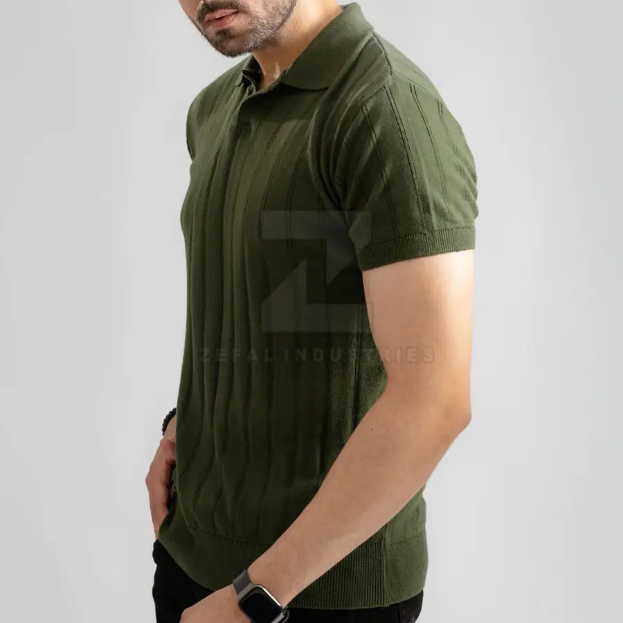 New Arrival Eco-Friendly Solid 100% Cotton Men's Embroidered for Shirts Short Sleeve Quick Dry Customizable Colors Logo High — Zefal Industries product photograph 4 of 6