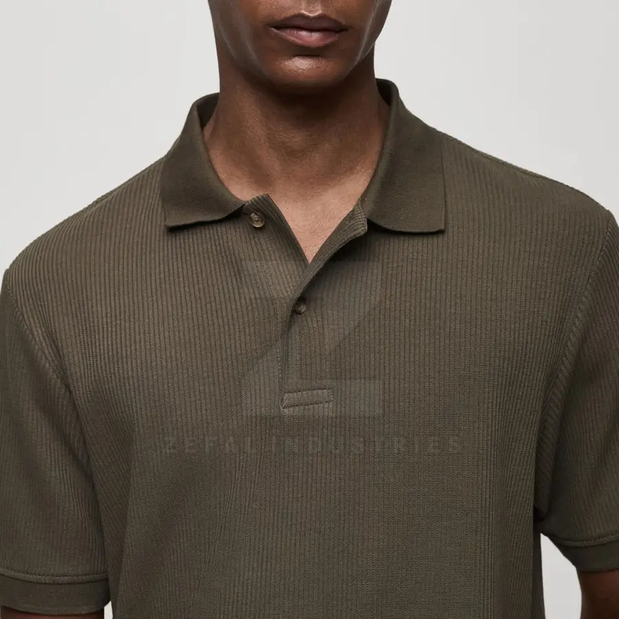 Eco-Friendly 100% Cotton Solid Knitted Men's Short Sleeve Casual Shirts Customized Design High Quality New Style — Zefal Industries product photograph 5 of 6