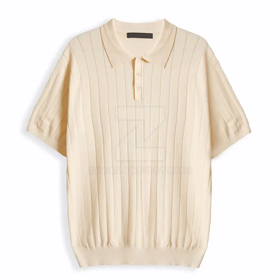Unique Design Wholesale Price Men Casual Knitted Shirts New Arrival Solid Eco-Friendly Quick Dry High Quality 100% Cotton Short — Zefal Industries product photograph 1 of 6