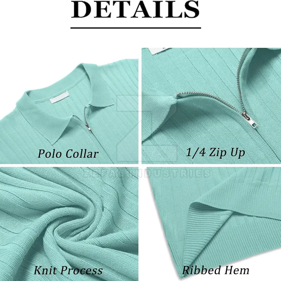 Quick Dry Eco-Friendly Solid Men Knitted for Shirts 100% Cotton Customizable Design High Quality Short Sleeve Casual Wholesale — Zefal Industries product photograph 6 of 6
