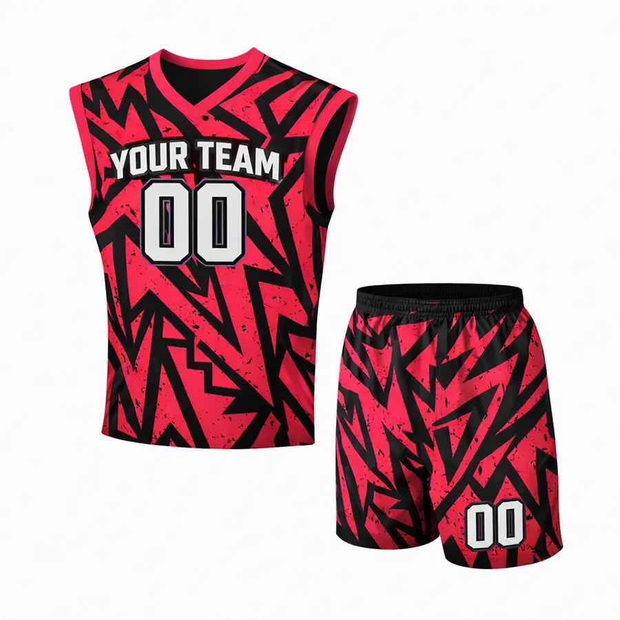 Custom Team Sportswear Jersey and Shorts Digital Print Reversible Winter Quick Dry Stretch Anti-Bacterial 100% Polyester — Zefal Industries product photograph 2 of 6