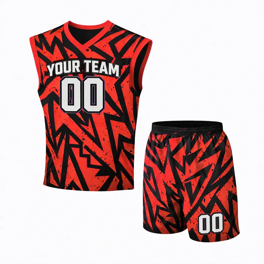Custom Team Sportswear Jersey and Shorts Digital Print Reversible Winter Quick Dry Stretch Anti-Bacterial 100% Polyester — Zefal Industries product photograph 3 of 6