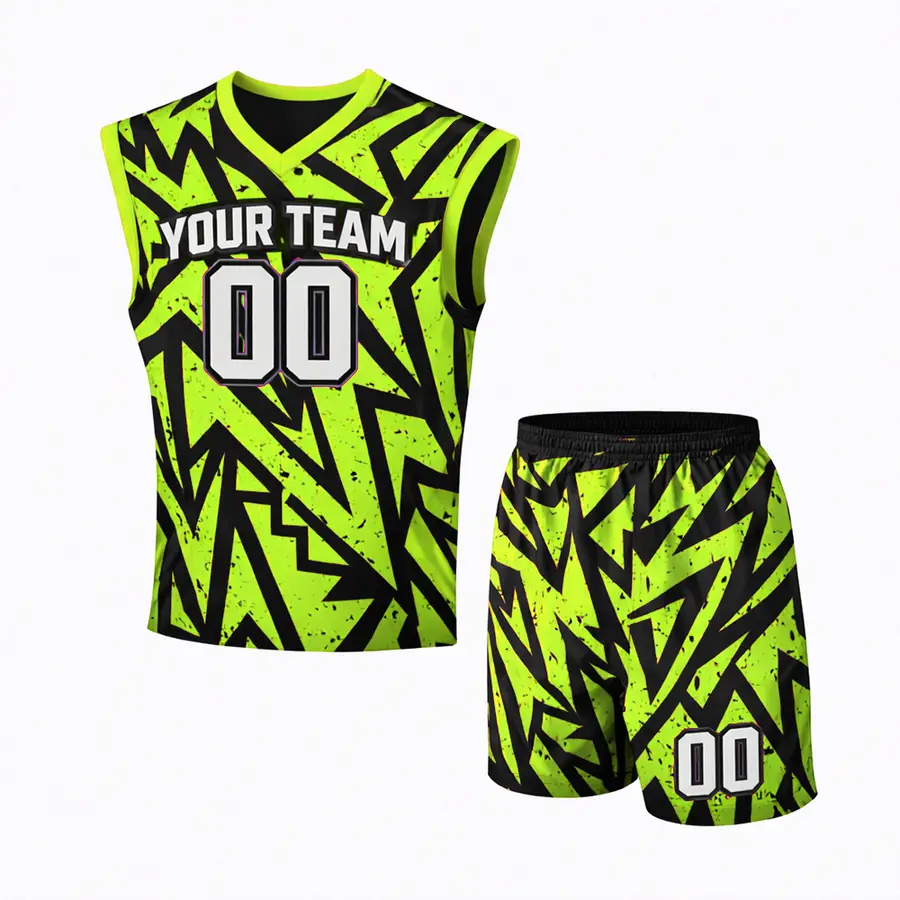 Custom Team Sportswear Jersey and Shorts Digital Print Reversible Winter Quick Dry Stretch Anti-Bacterial 100% Polyester — Zefal Industries product photograph 6 of 6