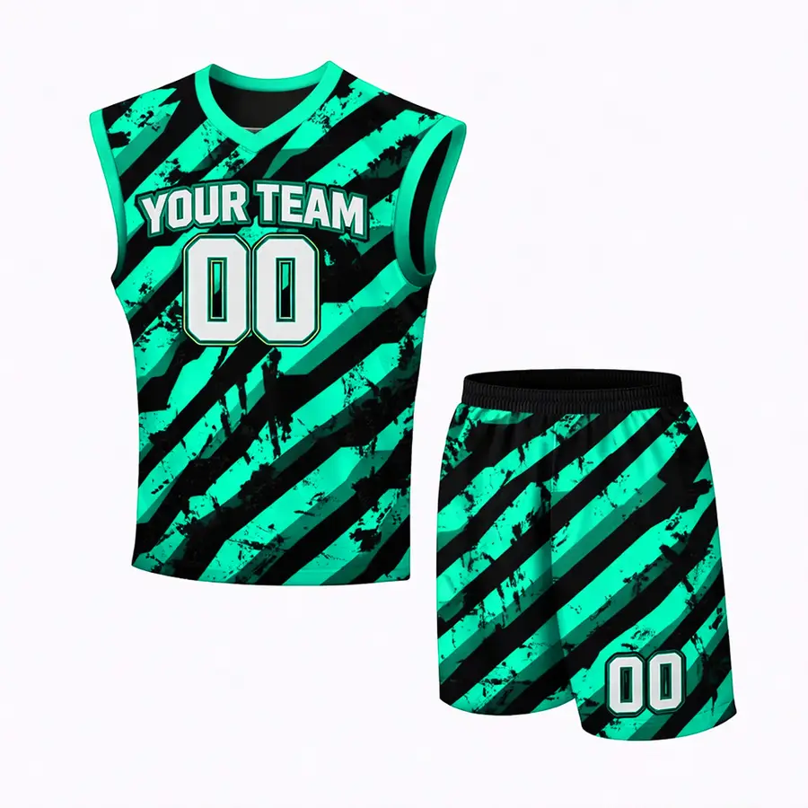Jersey Quick Dry Plus Size Anti-Bacterial Winter Men's Digital Print Sportswear Jersey and Shorts 100% Polyester — Zefal Industries product photograph 6 of 6