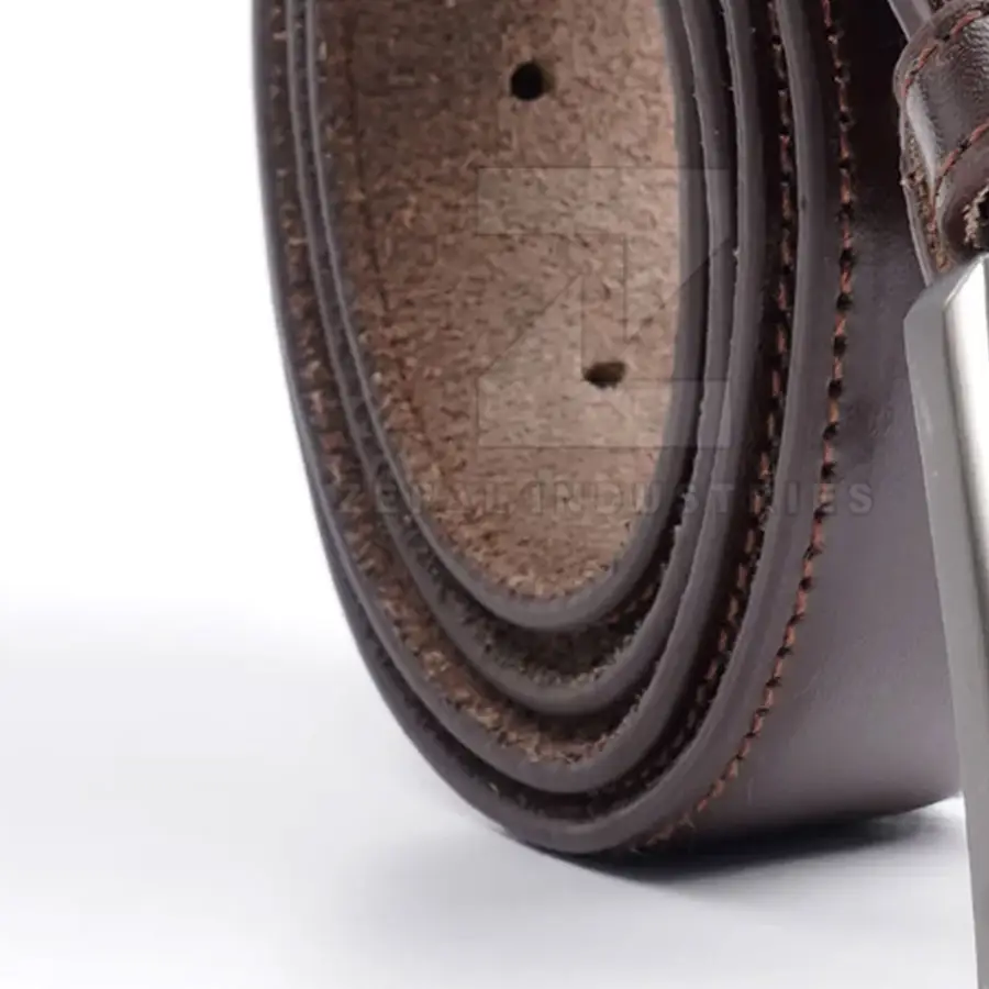 Best Selling High Quality Casual Cow Hide Steel Pin Buckle Leather Belts for Men with Custom Logo Design Eco-Friendly Adjustable — Zefal Industries product photograph 3 of 6