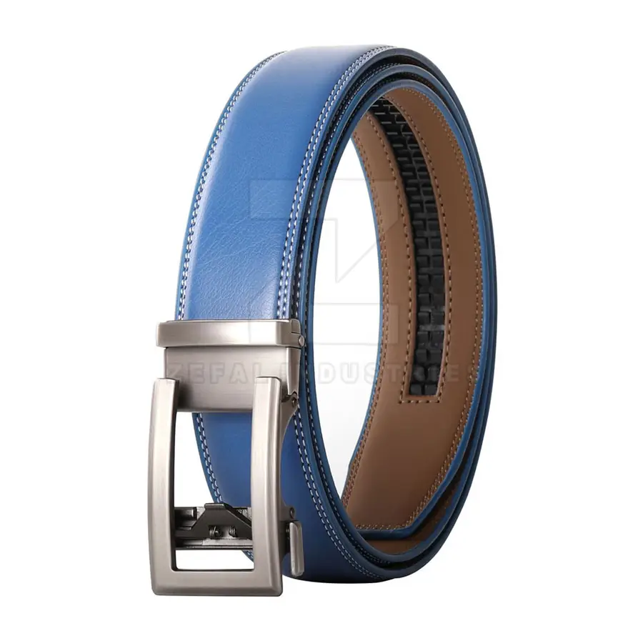 Wholesale Custom Made Best Price in Pakistan Cow Hide Men Casual Steel Buckle High Quality 100% Genuine Leather Belts — Zefal Industries product photograph 4 of 6